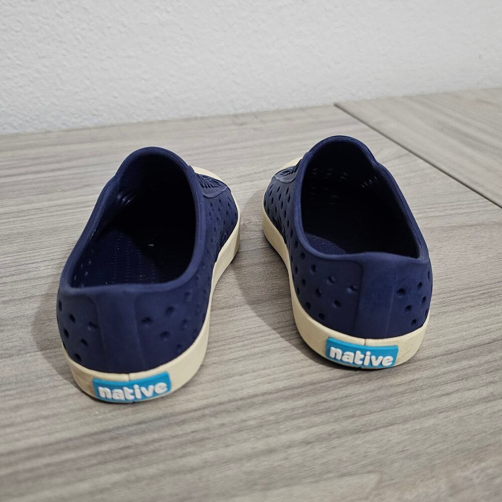 Native Shoes Jefferson Classic Slip On Navy Blue Kids C8 Unisex Boy - Picture 4 of 10